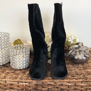 Libby Edelman velvet boots